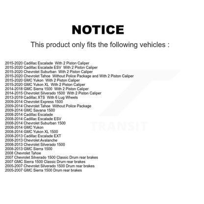 Disc Rotors and Ceramic Brake Pads Kit-K8A-104555 - Kit.bestparts.ca