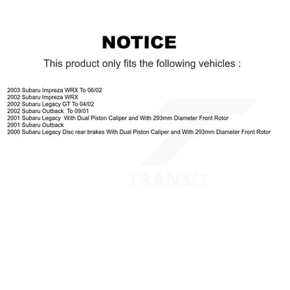 Disc Rotors and Ceramic Brake Pads Kit-K8A-104671 - Kit.bestparts.ca