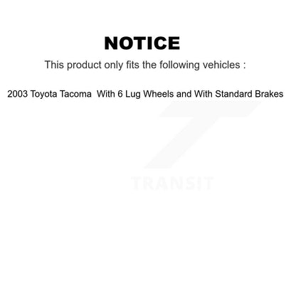 Disc Rotors and Ceramic Brake Pads Kit-K8A-105557 - Kit.bestparts.ca