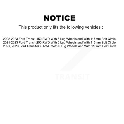 Disc Rotors and Semi-Metallic Brake Pads Kit-K8A-107728 - Kit.bestparts.ca