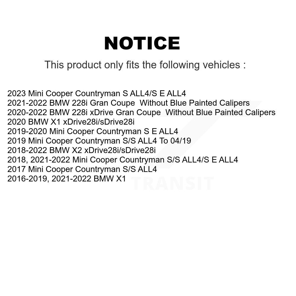 Disc Rotors and Ceramic Brake Pads Kit-K8C-100665 - Kit.bestparts.ca Kit.bestparts.ca