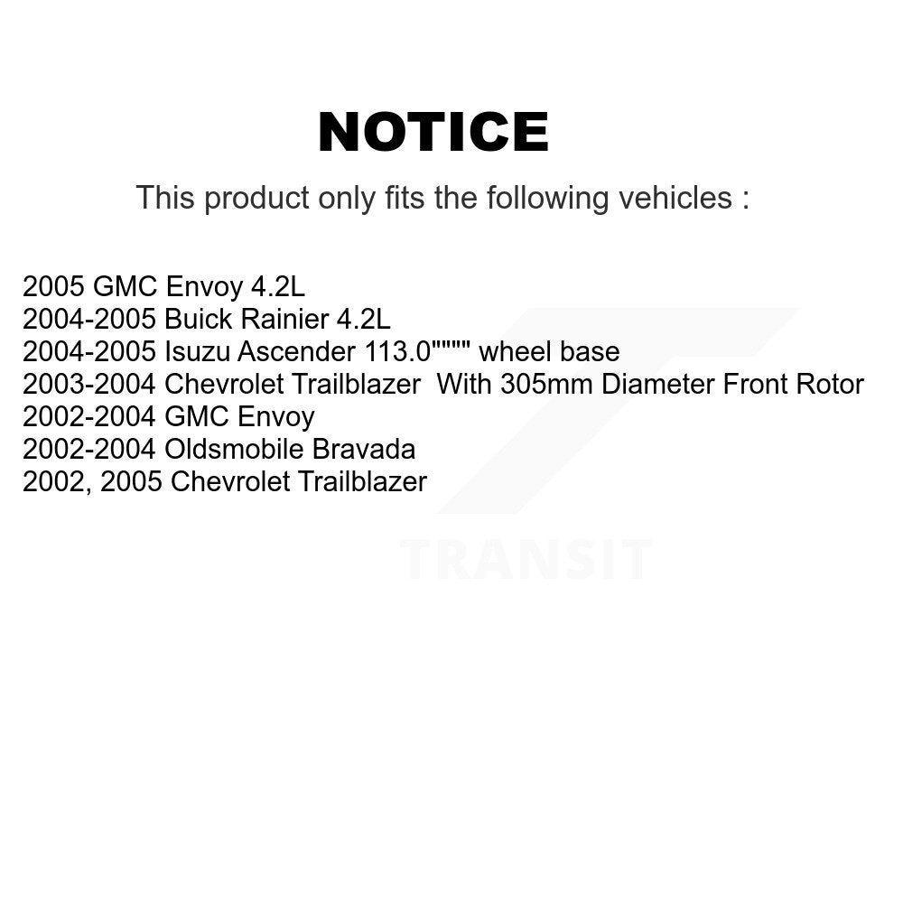 Disc Rotors and Ceramic Brake Pads Kit-K8C-100931 - Kit.bestparts.ca