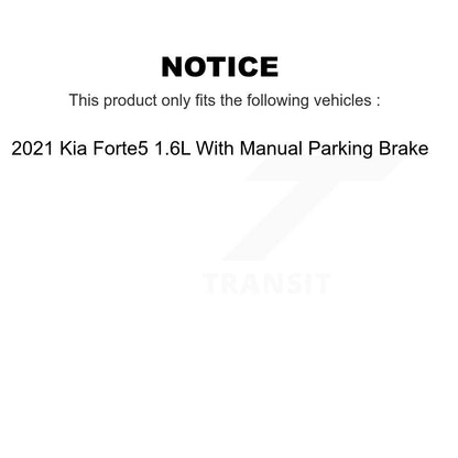 Disc Rotors and Ceramic Brake Pads Kit-K8C-101132