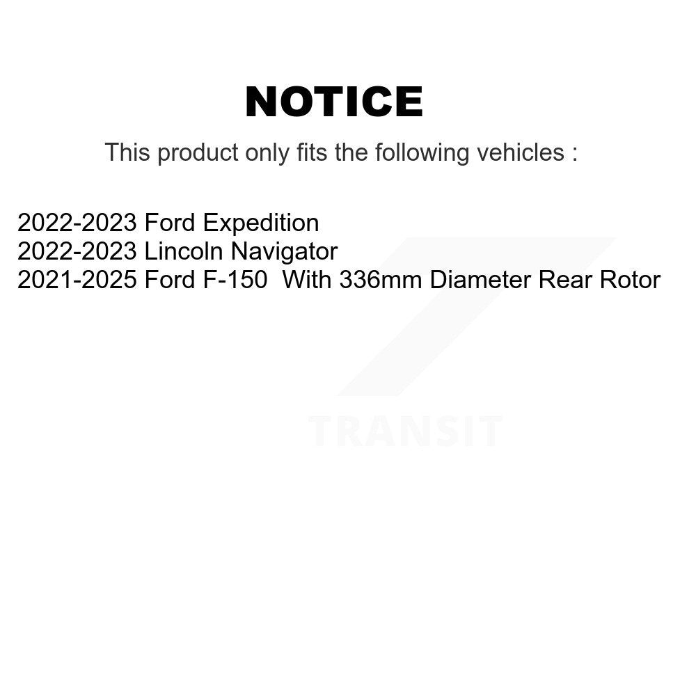 Disc Rotors and Ceramic Brake Pads Kit-K8C-103638