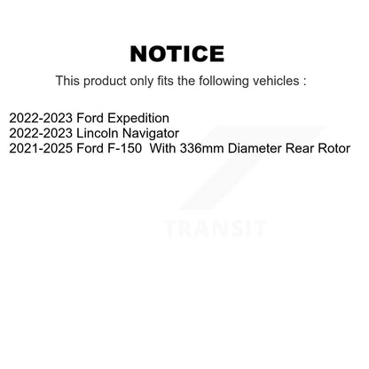 Disc Rotors and Ceramic Brake Pads Kit-K8C-103638