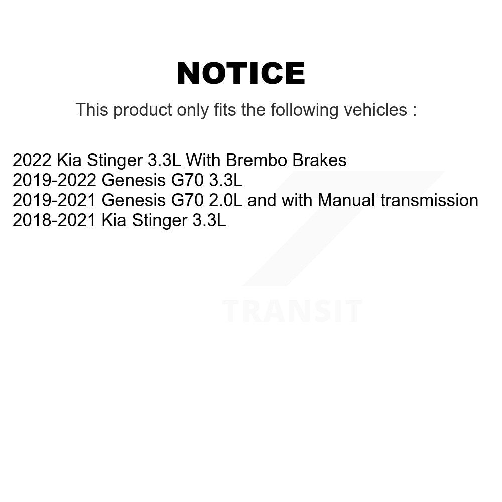 Disc Rotors and Ceramic Brake Pads Kit-K8C-103690 - Kit.bestparts.ca