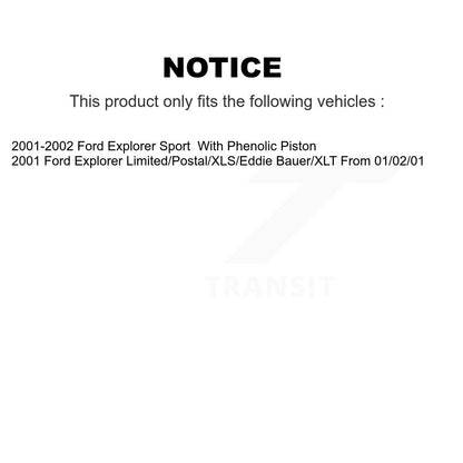 Disc Rotors and Ceramic Brake Pads Kit-K8C-104731