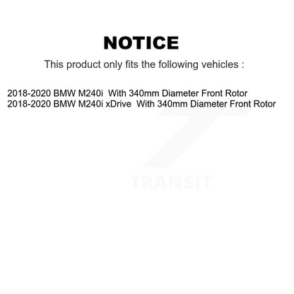 Disc Rotors and Semi-Metallic Brake Pads Kit-K8F-101494 - Kit.bestparts.ca