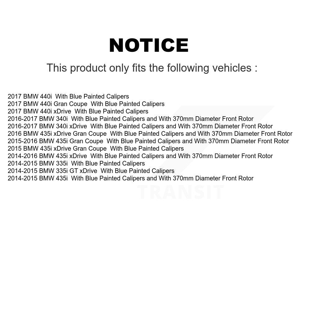 Disc Rotors and Semi-Metallic Brake Pads Kit-K8F-103822 - Kit.bestparts.ca Kit.bestparts.ca