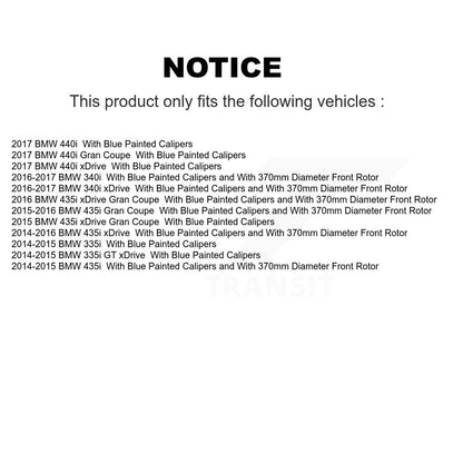 Disc Rotors and Semi-Metallic Brake Pads Kit-K8F-103822 - Kit.bestparts.ca