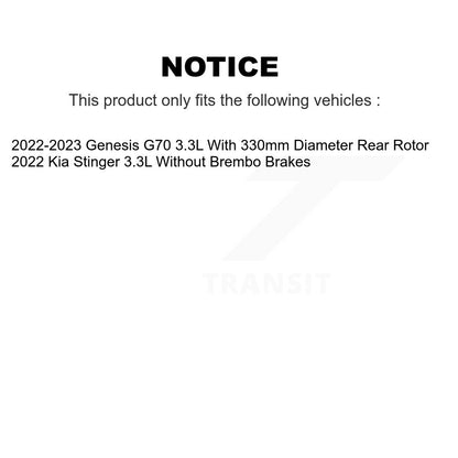 Disc Rotors and Semi-Metallic Brake Pads Kit-K8F-104335 - Kit.bestparts.ca