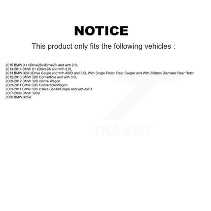 Disc Rotors and Semi-Metallic Brake Pads Kit-K8F-104769 - Kit.bestparts.ca