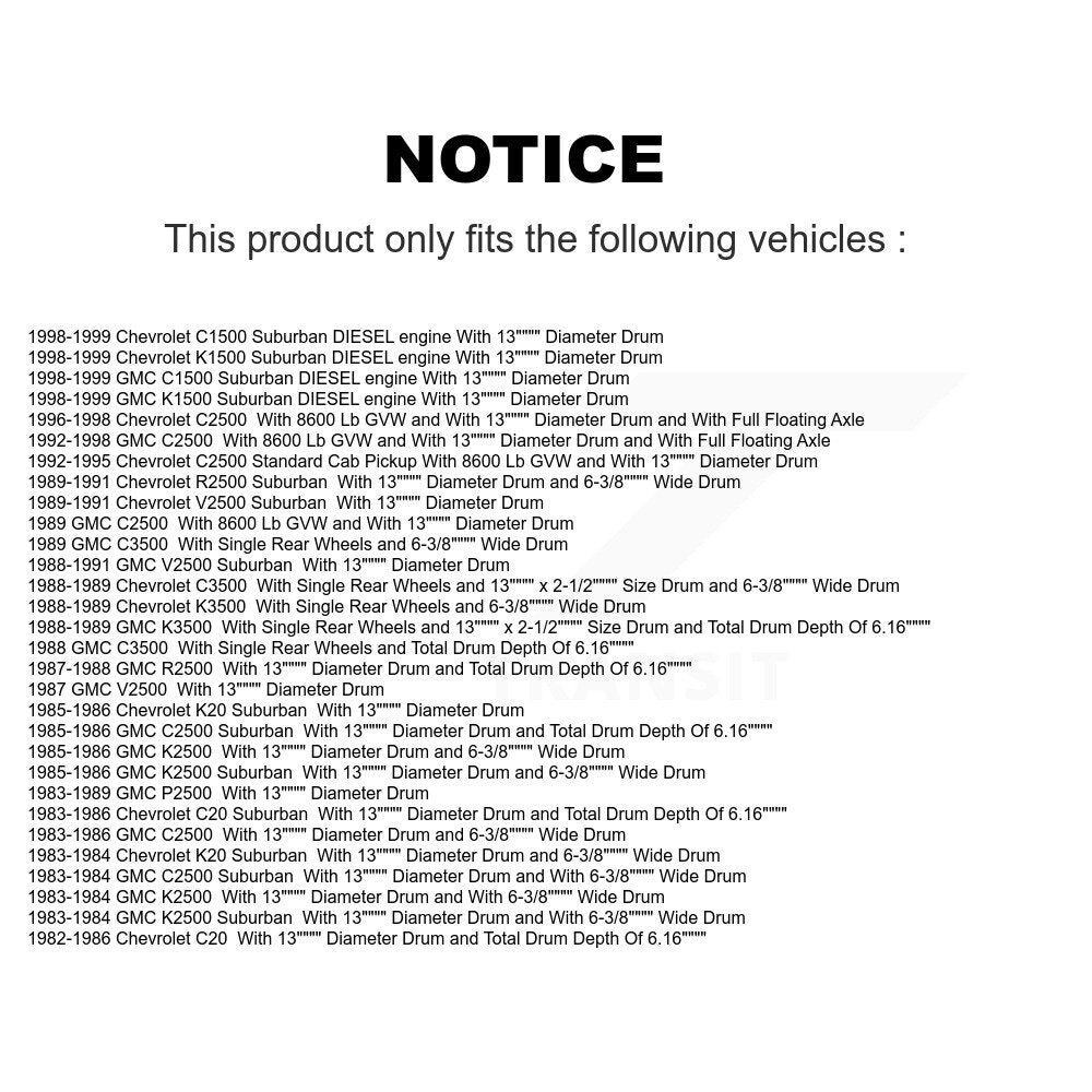 Brake Drum Kit-K8N-100299 - Kit.bestparts.ca