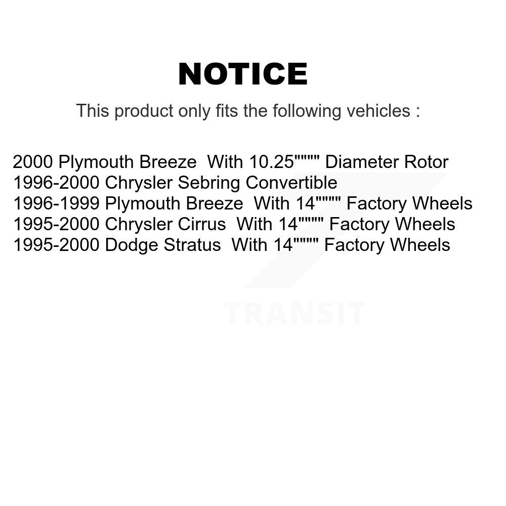 Disc Rotors and Semi-Metallic Brake Pads Kit-K8S-100191 - Kit.bestparts.ca Kit.bestparts.ca
