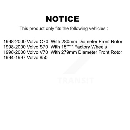 Disc Rotors and Semi-Metallic Brake Pads Kit-K8S-100296 - Kit.bestparts.ca