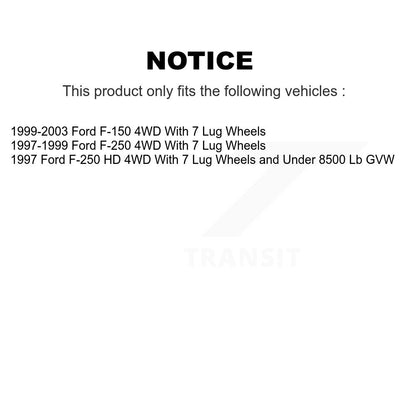 Disc Rotors and Semi-Metallic Brake Pads Kit-K8S-100863 - Kit.bestparts.ca