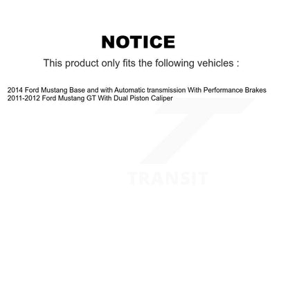 Disc Rotors and Semi-Metallic Brake Pads Kit-K8S-100934 - Kit.bestparts.ca