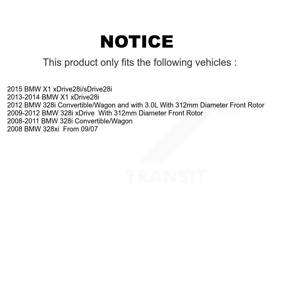 Disc Rotors and Semi-Metallic Brake Pads Kit-K8S-101402 - Kit.bestparts.ca