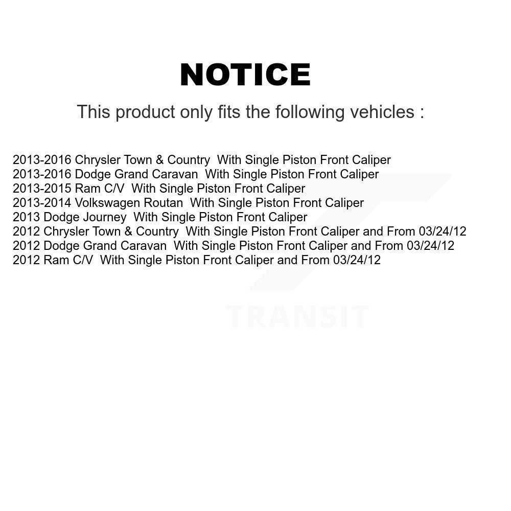Disc Rotors and Semi-Metallic Brake Pads Kit-K8S-101683 - Kit.bestparts.ca Kit.bestparts.ca