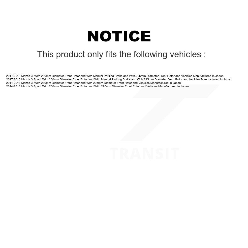 Disc Rotors and Semi-Metallic Brake Pads Kit-K8S-101969 - Kit.bestparts.ca Kit.bestparts.ca