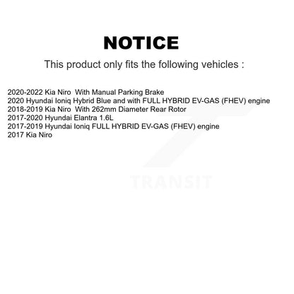 Disc Rotors and Semi-Metallic Brake Pads Kit-K8S-102825 - Kit.bestparts.ca