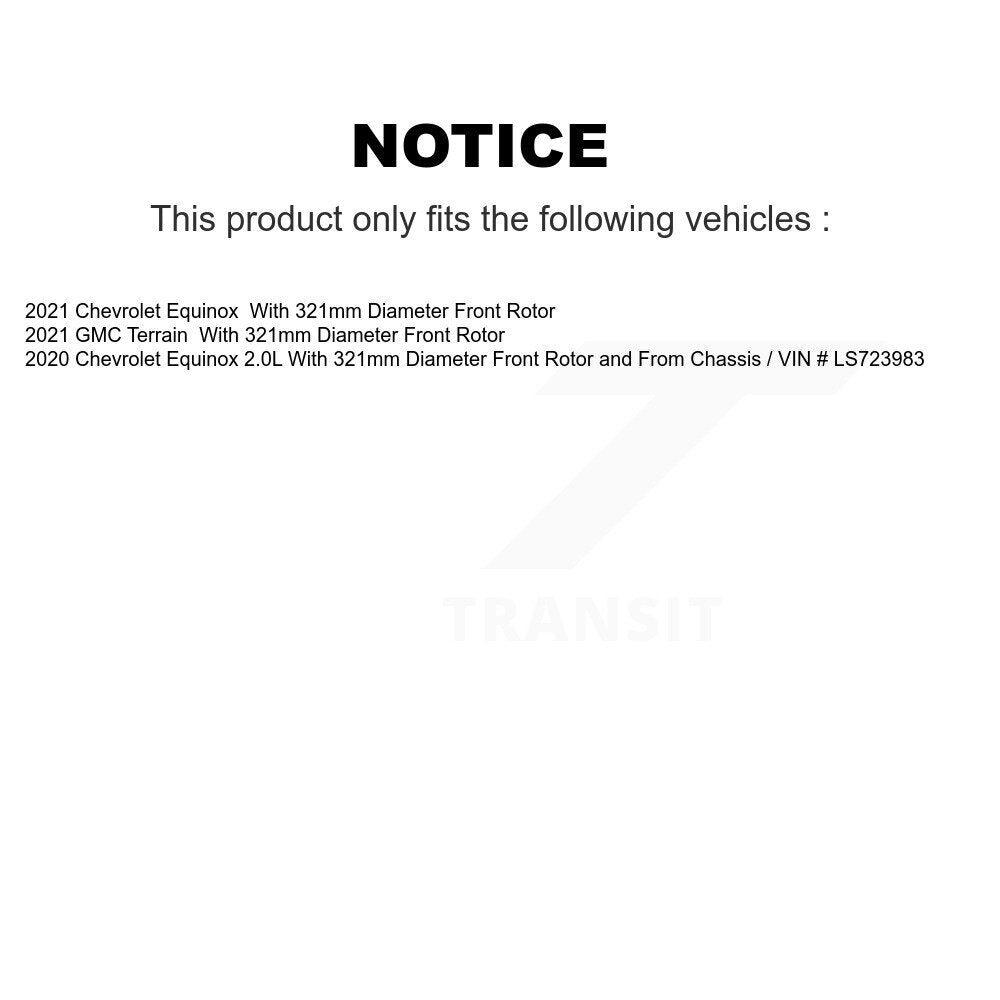 Disc Rotors and Semi-Metallic Brake Pads Kit-K8S-104153 - Kit.bestparts.ca