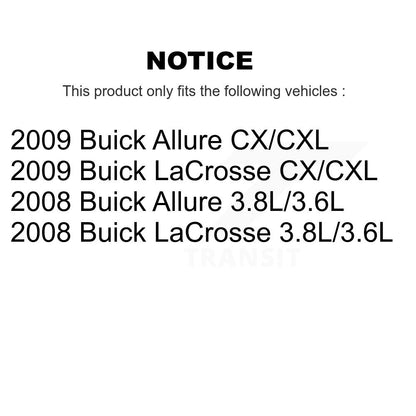 Disc Rotors and Semi-Metallic Brake Pads Kit-K8S-105169
