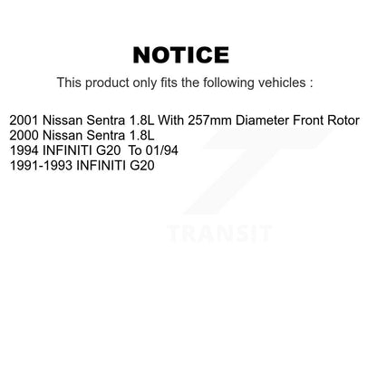 Disc Rotors and Ceramic Brake Pads Kit-K8T-101073 - Kit.bestparts.ca