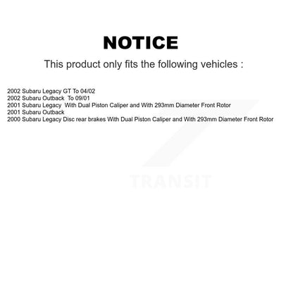 Disc Rotors and Ceramic Brake Pads Kit-K8T-101242 - Kit.bestparts.ca