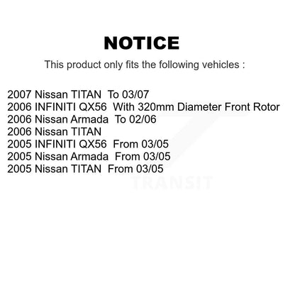 Disc Rotors and Ceramic Brake Pads Kit-K8T-101333 - Kit.bestparts.ca