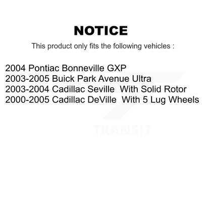 Disc Rotors and Ceramic Brake Pads Kit-K8T-101623 - Kit.bestparts.ca