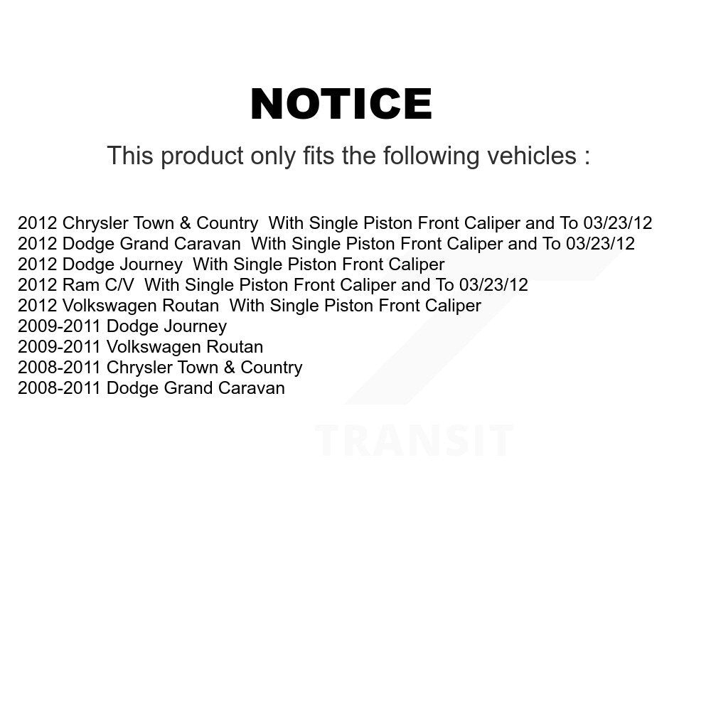 Disc Rotors and Ceramic Brake Pads Kit-K8T-101794 - Kit.bestparts.ca