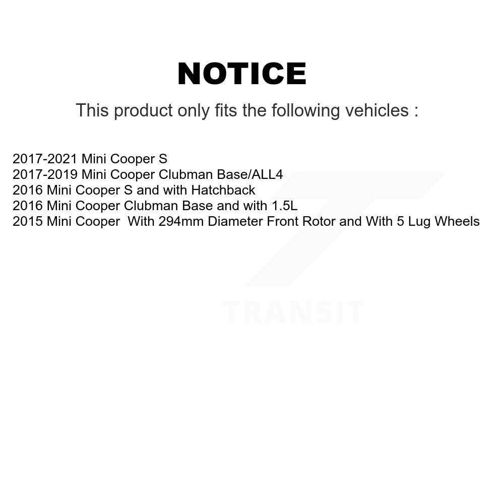 Disc Rotors and Ceramic Brake Pads Kit-K8T-102521 - Kit.bestparts.ca