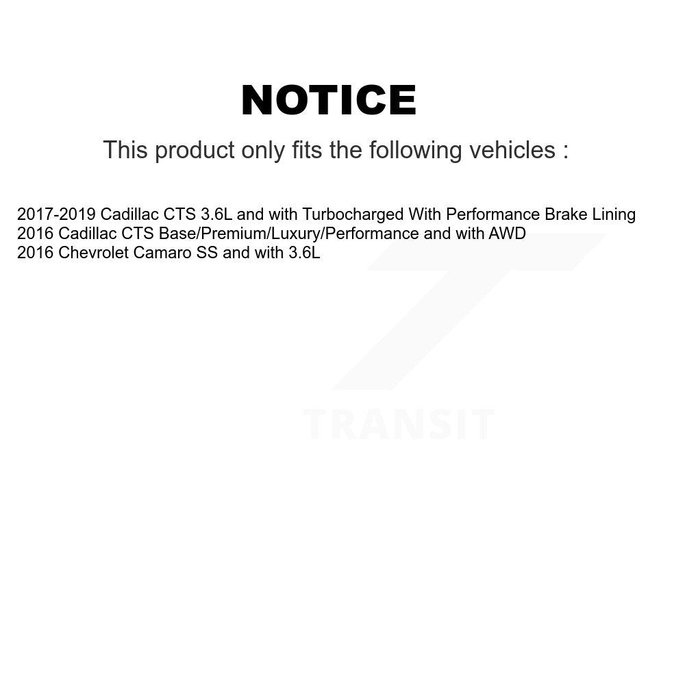 Disc Rotors and Ceramic Brake Pads Kit-K8T-103035 - Kit.bestparts.ca