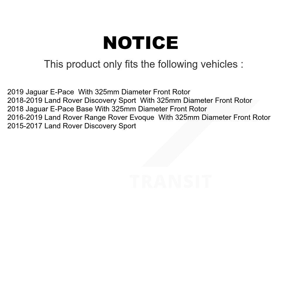 Disc Rotors and Ceramic Brake Pads Kit-K8T-103074 - Kit.bestparts.ca
