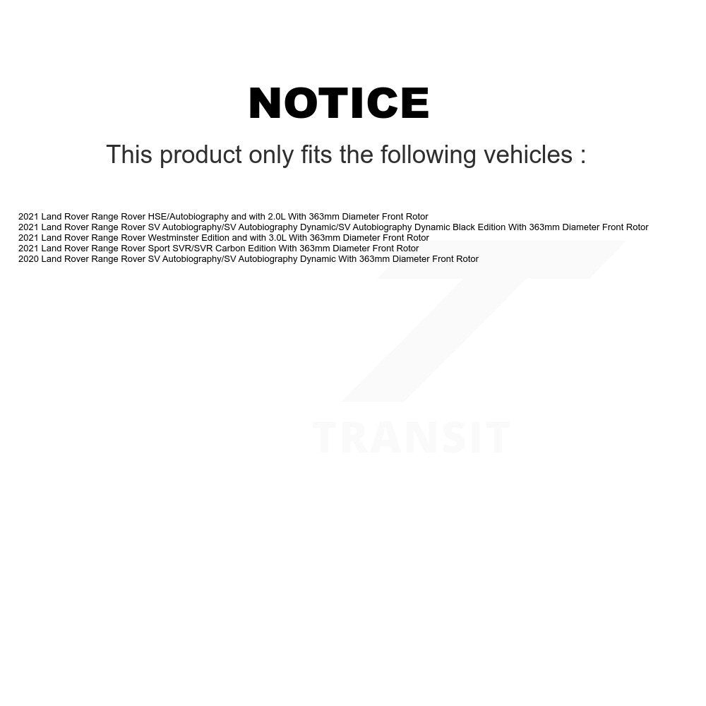 Disc Rotors and Ceramic Brake Pads Kit-K8T-103820 - Kit.bestparts.ca