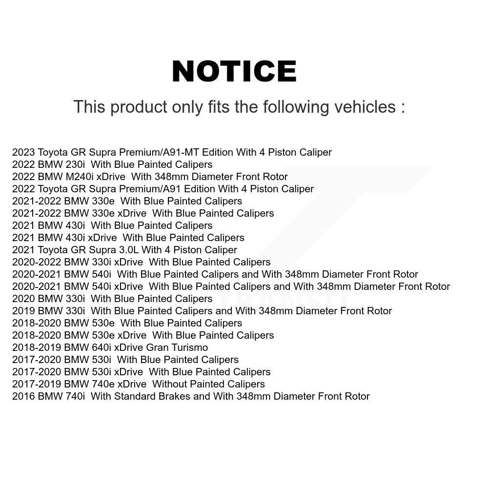 Disc Rotors and Ceramic Brake Pads Kit-K8T-104575 - Kit.bestparts.ca
