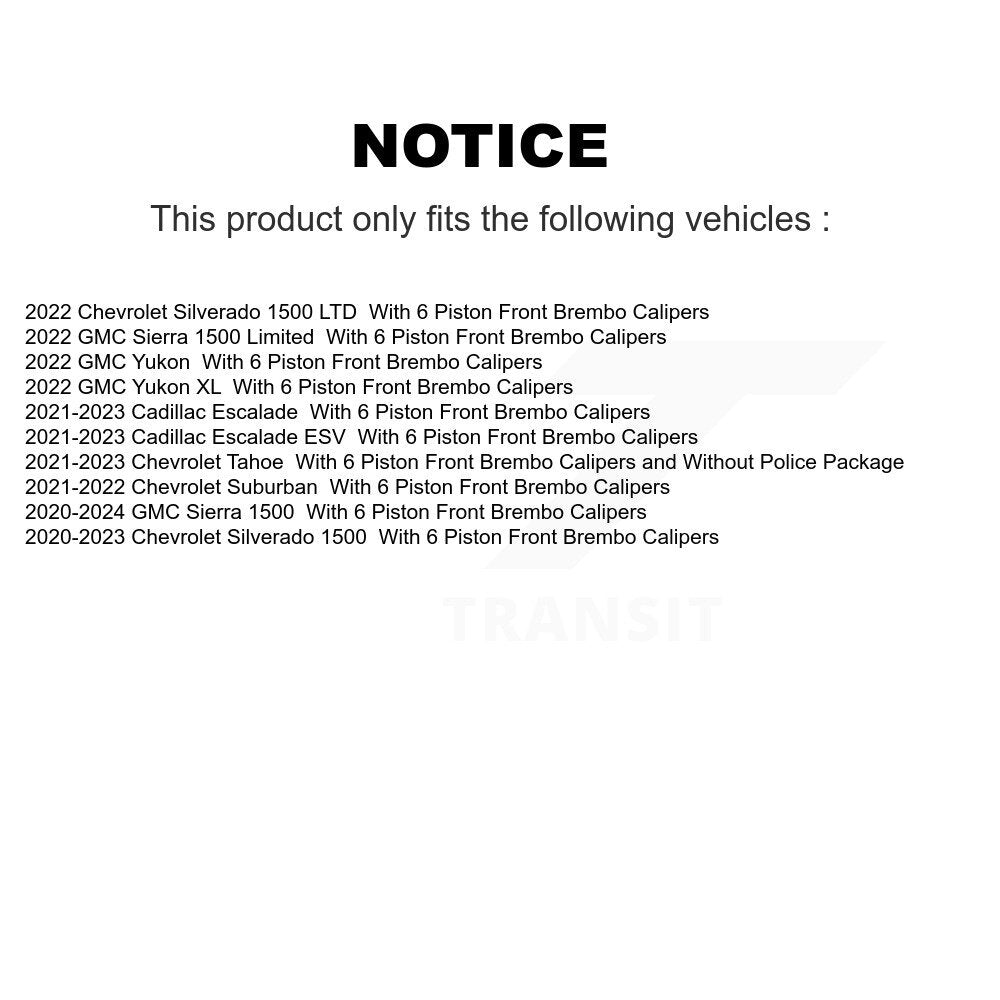 Disc Rotors and Ceramic Brake Pads Kit-K8T-105895 Kit.bestparts.ca
