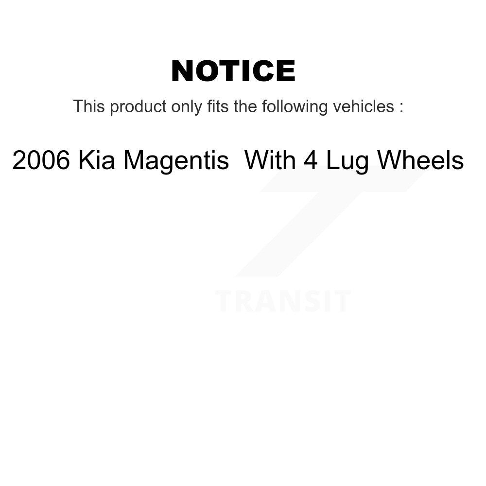 Disc Rotors and Ceramic Brake Pads Kit-K8T-106014 Kit.bestparts.ca