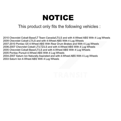 Wheel Bearing Hub Assembly Kit-KBB-104493 - Kit.bestparts.ca