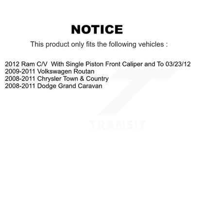 Disc Rotors and Brake Pads Kit-KC8-100706C - Kit.bestparts.ca