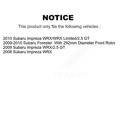 Disc Rotors and Brake Pads Kit-KC8-101276T - Kit.bestparts.ca
