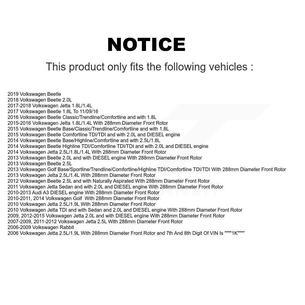 disc rotors and brake pads-kcd-100017s - Kit.bestparts.ca