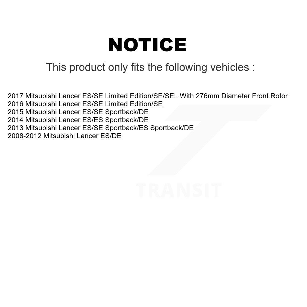 Disc Rotors and Brake Pads Kit-KCD-100112T - Kit.bestparts.ca Kit.bestparts.ca