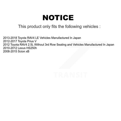 Disc Rotors and Brake Pads Kit-KCD-100141P - Kit.bestparts.ca