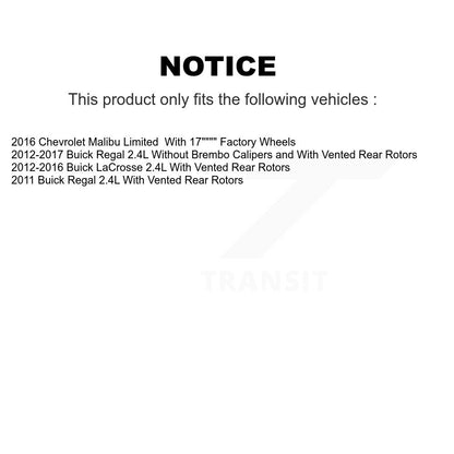 Disc Rotors and Brake Pads Kit-KCD-100166C - Kit.bestparts.ca