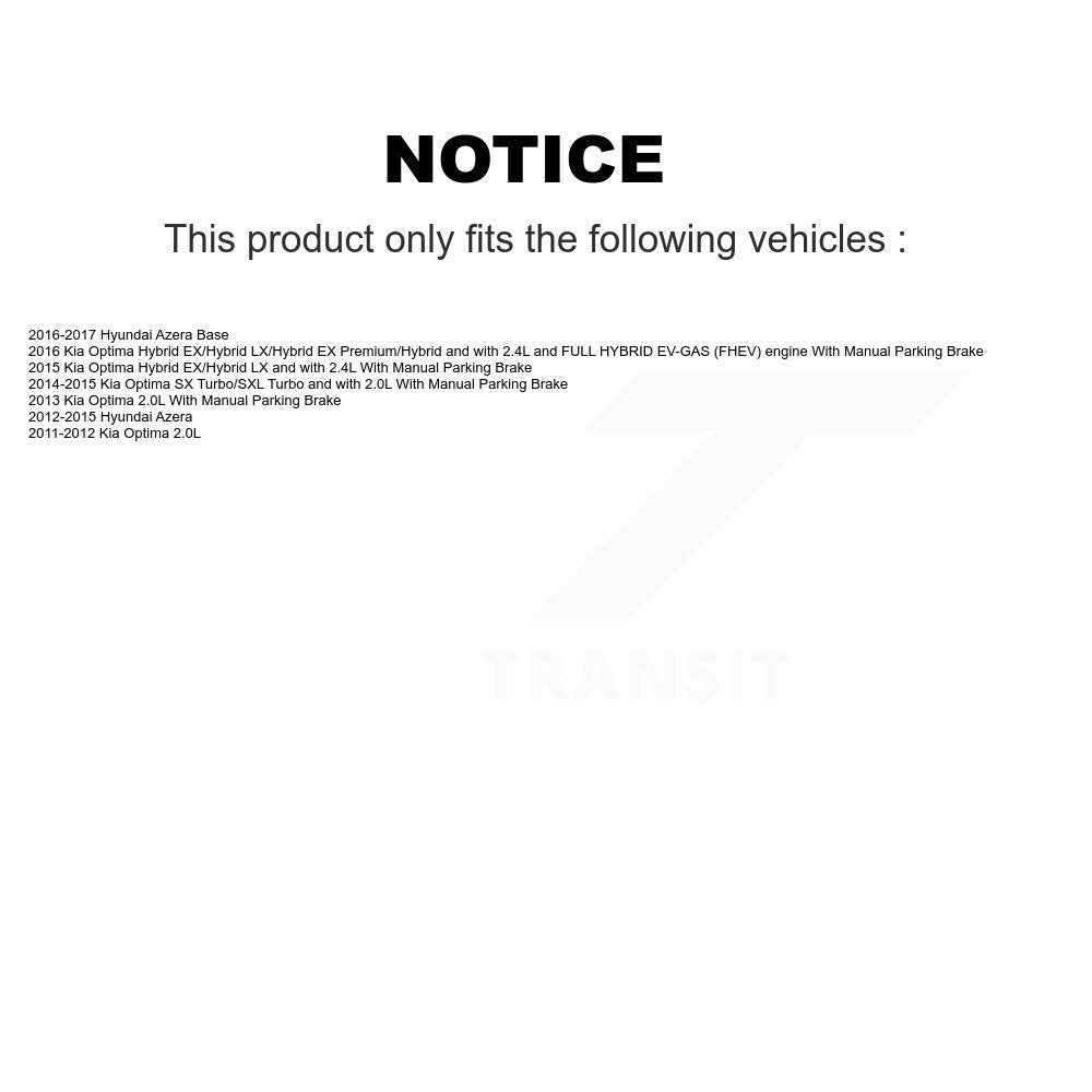 Disc Rotors and Brake Pads Kit-KCD-100549C - Kit.bestparts.ca
