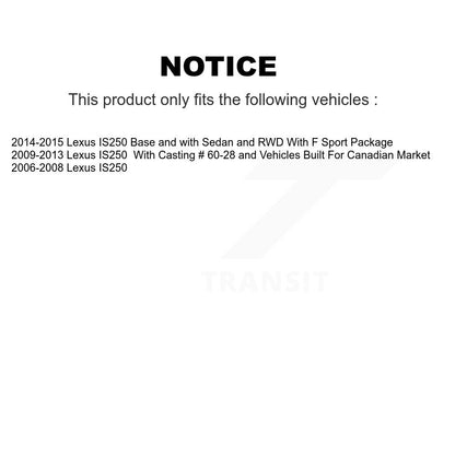 Disc Rotors and Brake Pads Kit-KCG-100293N - Kit.bestparts.ca