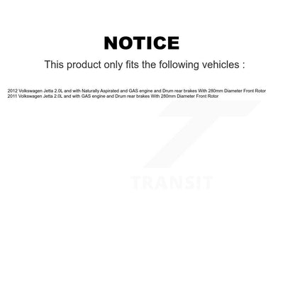 Disc Rotors and Brake Pads Kit-KCG-100365T - Kit.bestparts.ca