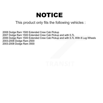 Disc Rotors and Brake Pads Kit-KCG-100490P - Kit.bestparts.ca